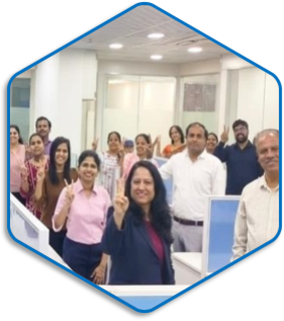 Clinexel Life Sciences team celebrating success, showcasing a dedicated group of clinical research and medical writing professionals in an office environment.
