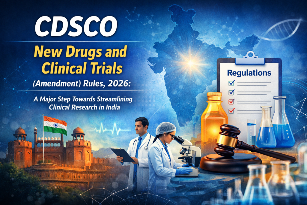 New Drugs and Clinical Trials Amendment Rules 2026